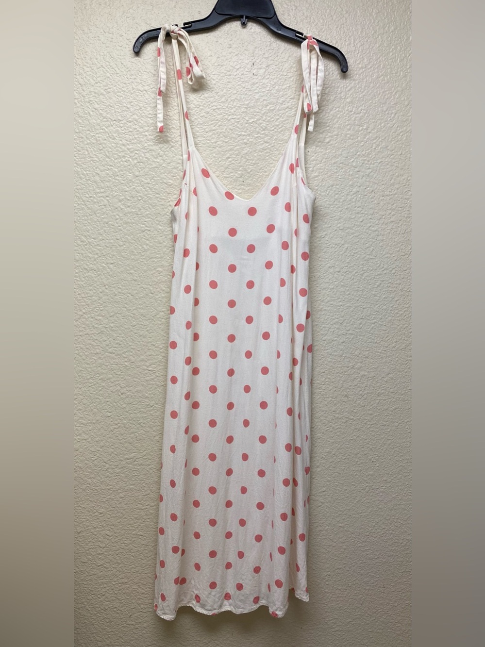 Reformation Jade Pink Polka Dot Dress